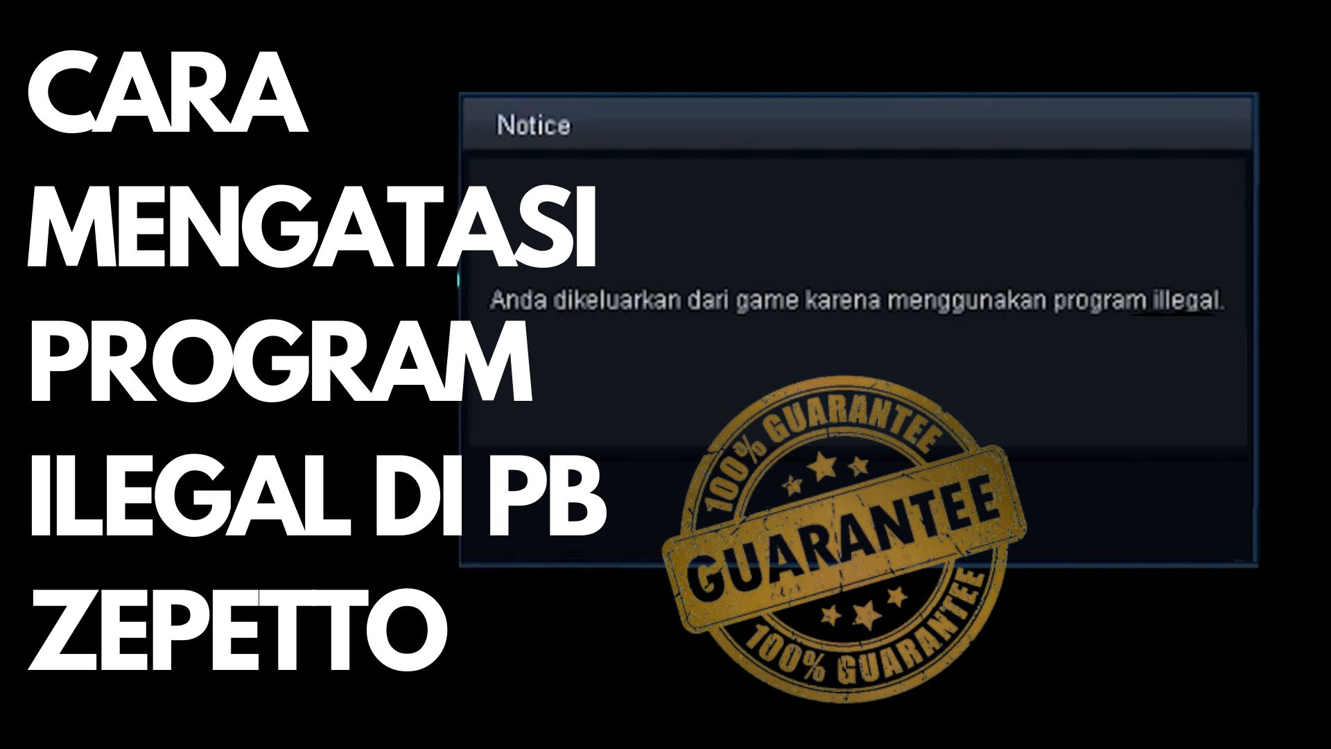 Cheat Point Blank Zepetto 2021. Cara Mengatasi Terdeteksi Program Ilegal Point Blank Zepetto