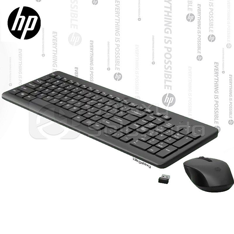 Keyboard Dan Mouse Untuk Hp. Jual HP 330 Wireless Keyboard and Mouse Combo with LED Indicators murah