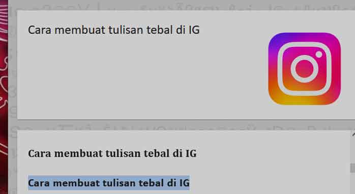 Cara Membuat Tulisan Tebal Di Instagram. Cara Membuat Tulisan Tebal di IG Tanpa Pakai Aplikasi Praktis