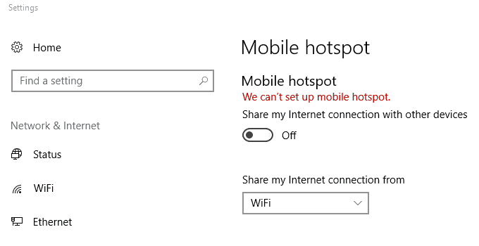 Cara Memperbaiki Mobile Hotspot Windows 10. 2 Cara Mengatasi We Can’t Setup Mobile Hotspot Windows 10