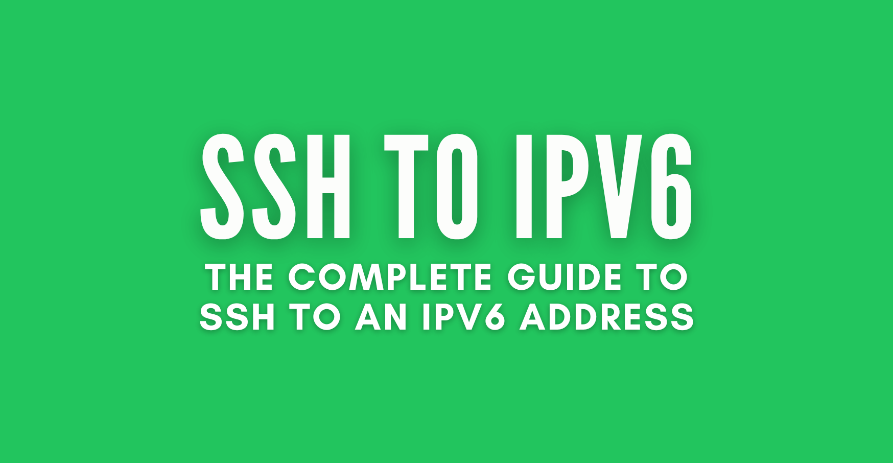 Cara Buat Ssh 1 Bulan. SSH ke IPv6: Panduan Lengkap