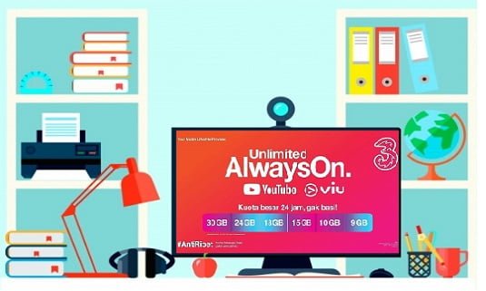 Cara Cek Unlimited Youtube Tri. Review AlwaysON TRI Unlimited Youtube