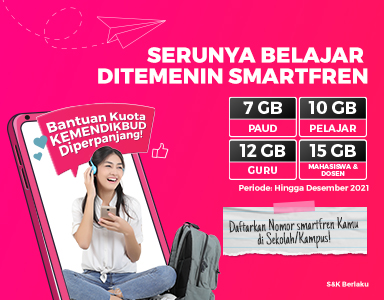 Cara Mendapatkan Kuota Gratis Smartfren. Bantuan Kuota KEMENDIKBUD Diperpanjang hingga Desember 2021